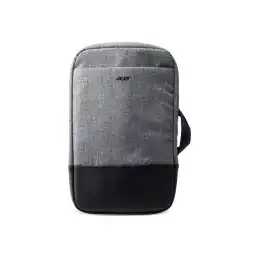 Acer Slim 3-in-1 - Sac à dos - sac à bandoulière pour ordinateur portable - 14" - gris - pour Aspire 1... (NP.BAG1A.289)_2